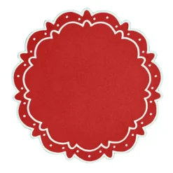 Ava Placemat in Red, Set of 4