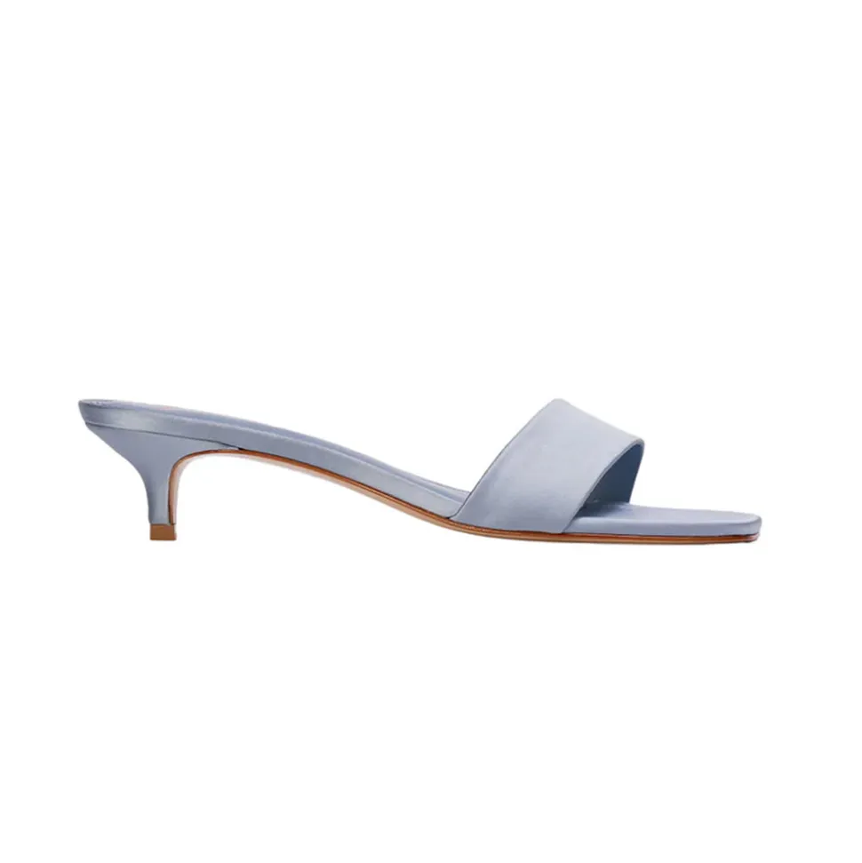 Avery 35 in Blue Satin