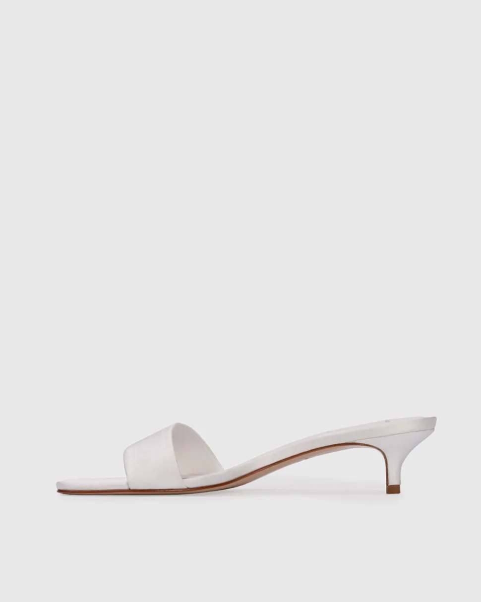 Avery 35 in White Satin