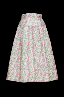 Avery Skirt in Pink and Green Tigerlily