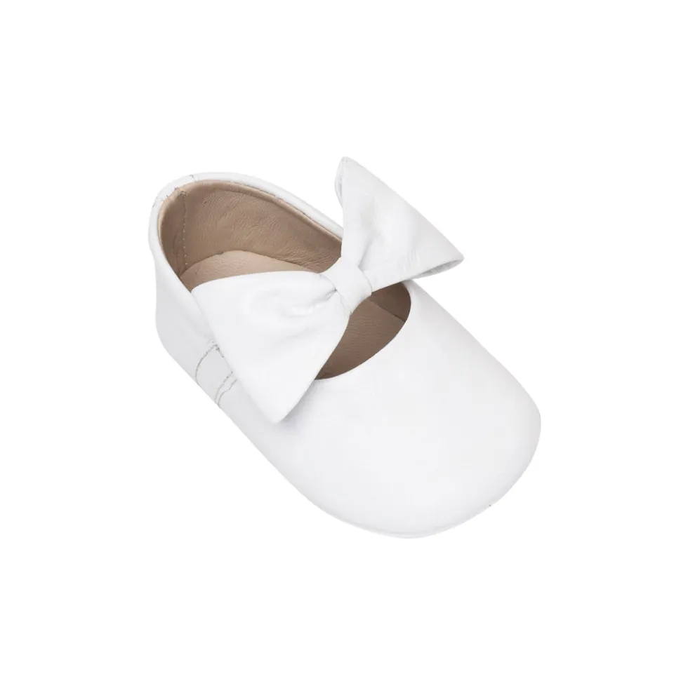 Baby Ballerina with Bow White