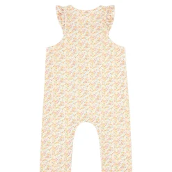 Baby Girls Marigold Floral Overalls