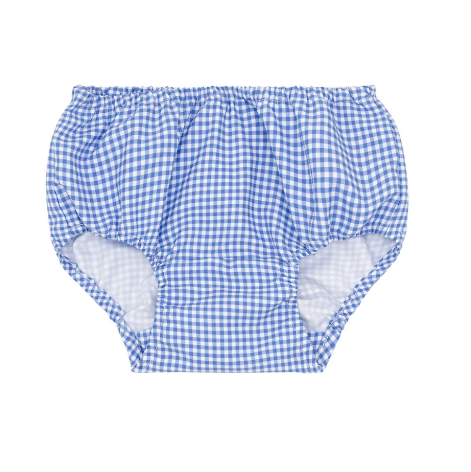 Baby Sky Blue Gingham Diaper Cover