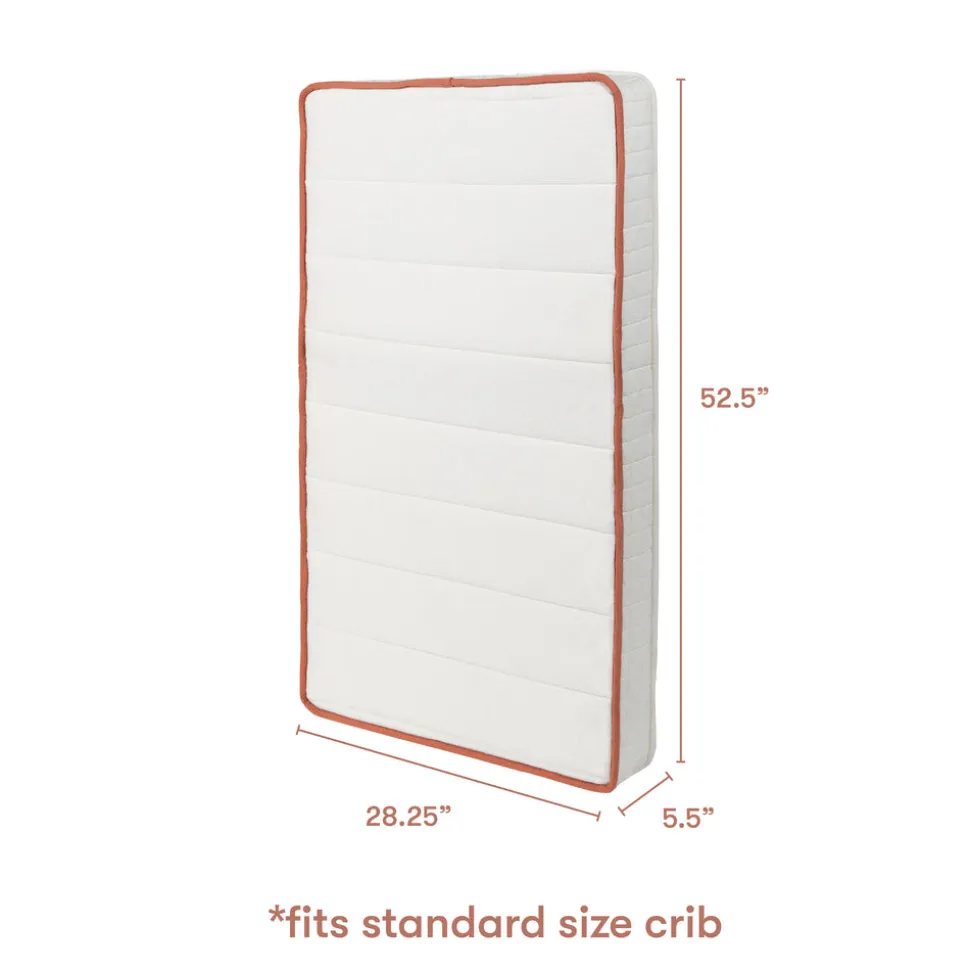 babyletto x Avocado Dual-stage, Organic & Non-Toxic Crib Mattress in White