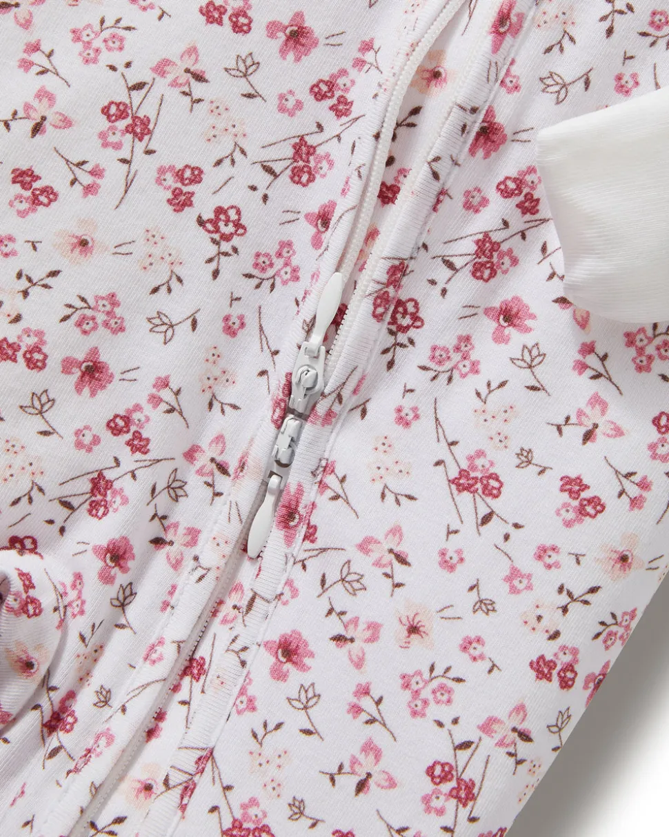 Baby’s Pima Peekaboo Romper in Dorset Floral