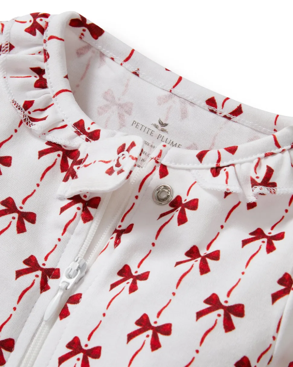 Baby’s Pima Romper in Blissful Bows