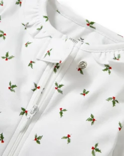 Baby’s Pima Romper in Mistletoe Moments