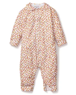 Baby’s Twill Cambridge Romper in Pumpkin Patch