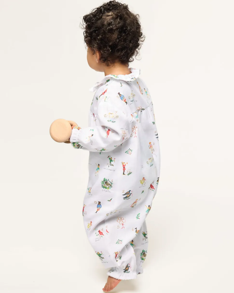 Baby's Twill Madeline Romper in 12 Days of Christmas