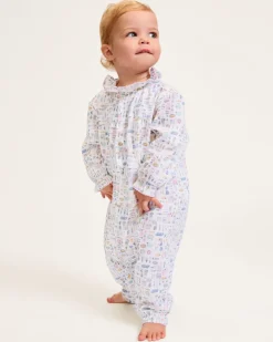 Baby's Twill Madeline Romper in Baking Spirits Bright