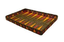Backgammon Set in Olive Green