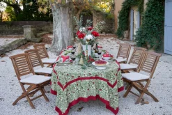 Baies de houx Tablecloth in Red & Green