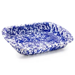 Baking Pan in Cobalt Swirl