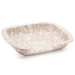 Baking Pan in Taupe Swirl