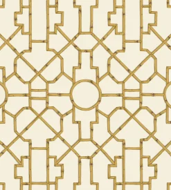 Baldwin Bamboo Wallpaper in Brown