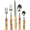 Bamboo 20-Piece Place Setting in Natural