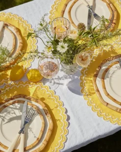 Bamboo Salad and Dessert Plate