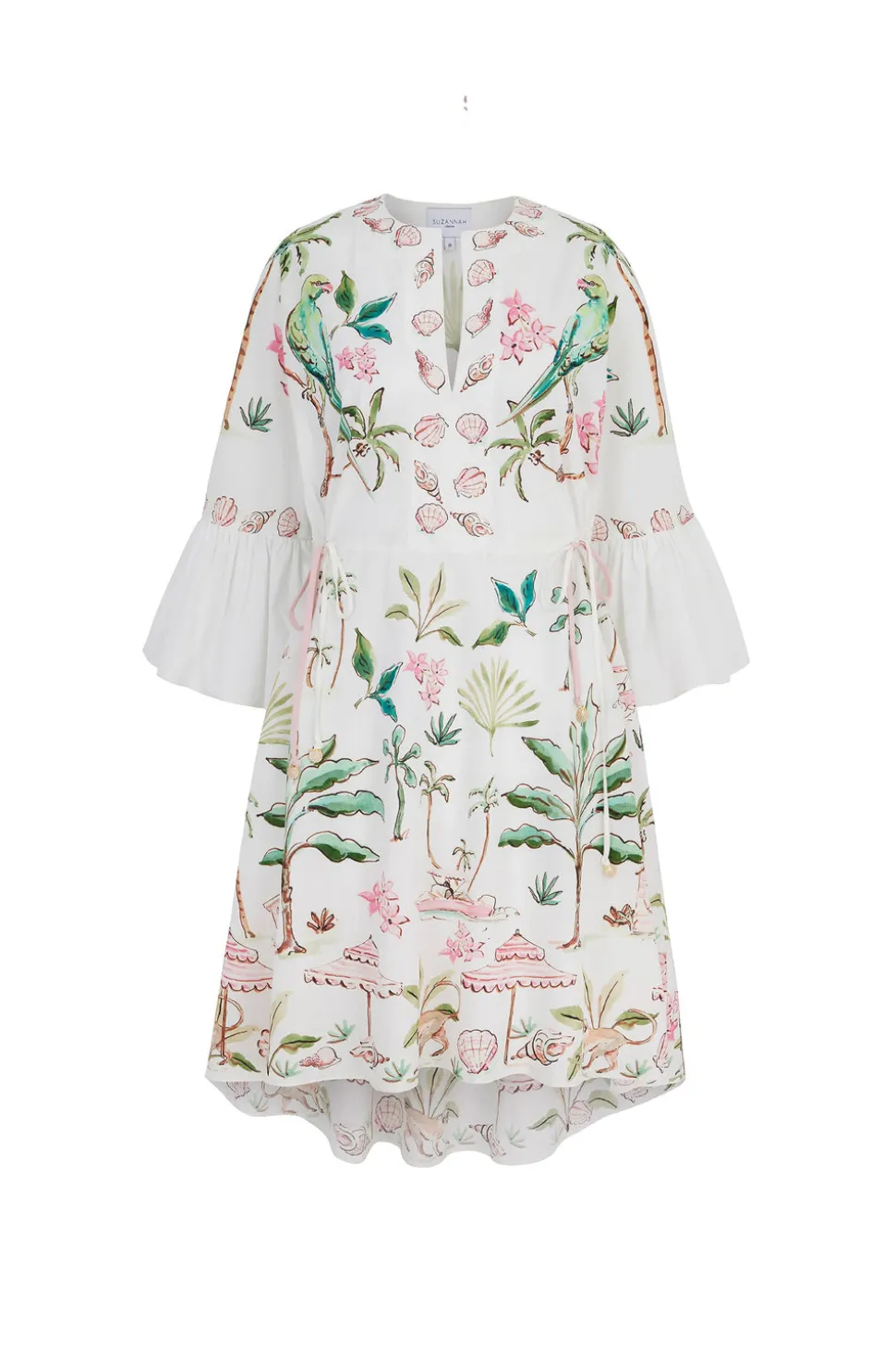 Barbados Cotton Caftan Dress x Susannah Garrod
