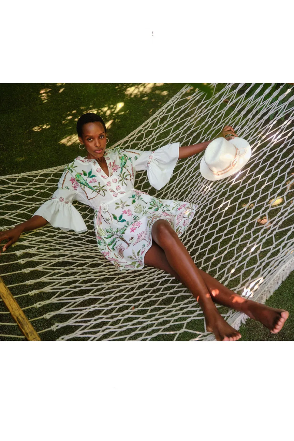 Barbados Cotton Caftan Dress x Susannah Garrod