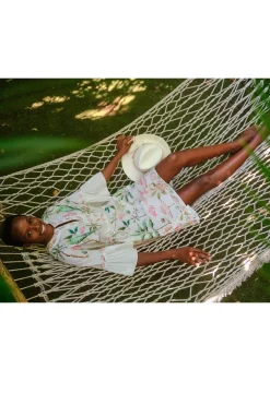 Barbados Cotton Caftan Dress x Susannah Garrod
