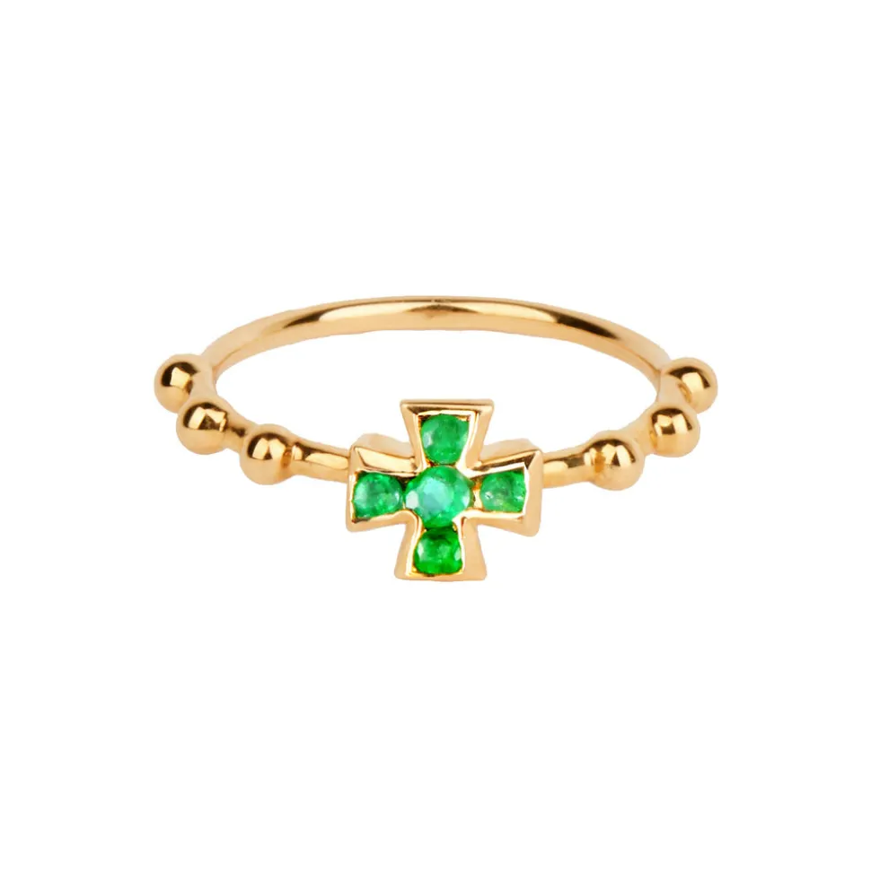 Baroque Cross Ring