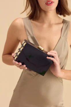 Basel Clutch in Black
