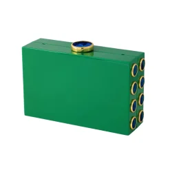 Basel Clutch in Green