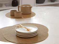 Basketweave Round Placemat