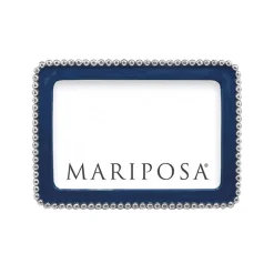 Beaded Blue Frame