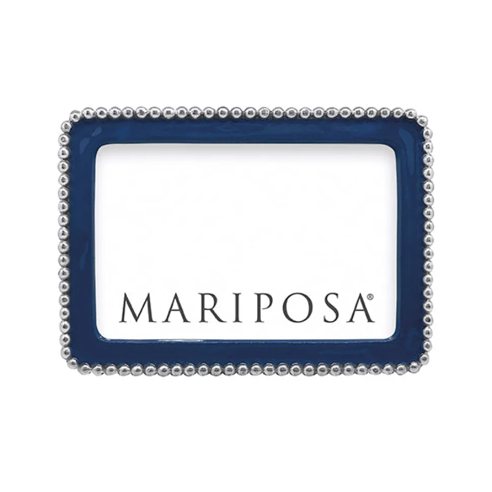 Beaded Blue Frame