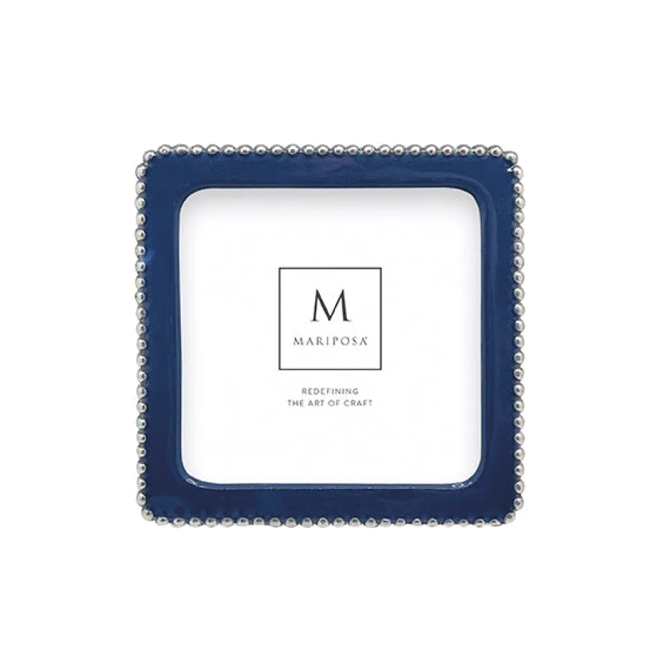 Beaded Blue Frame