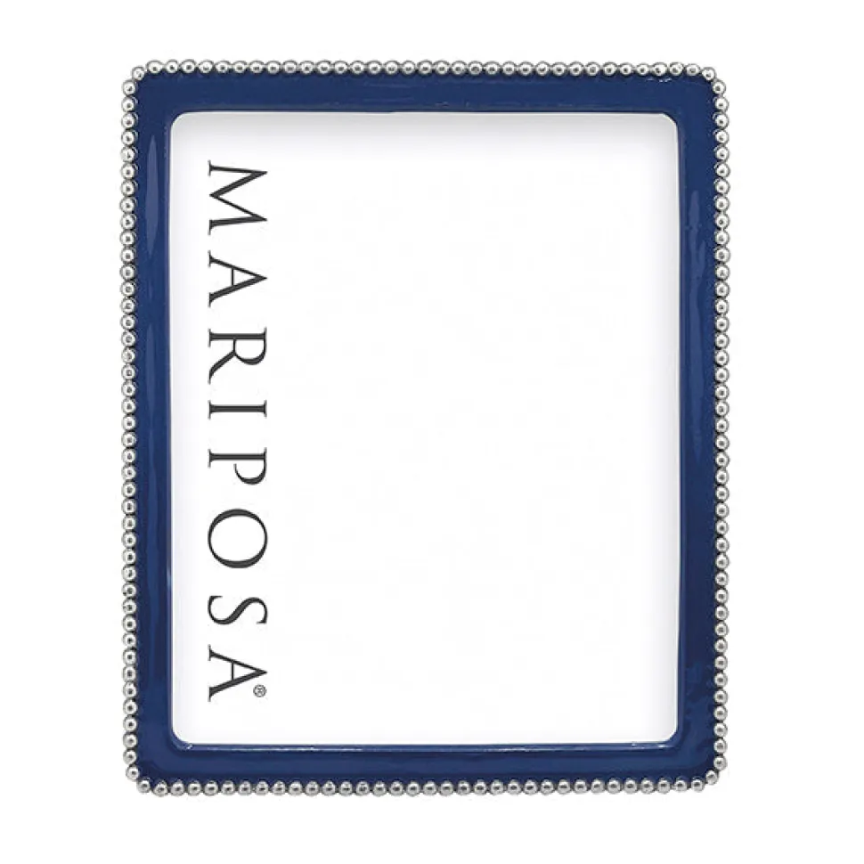 Beaded Blue Frame