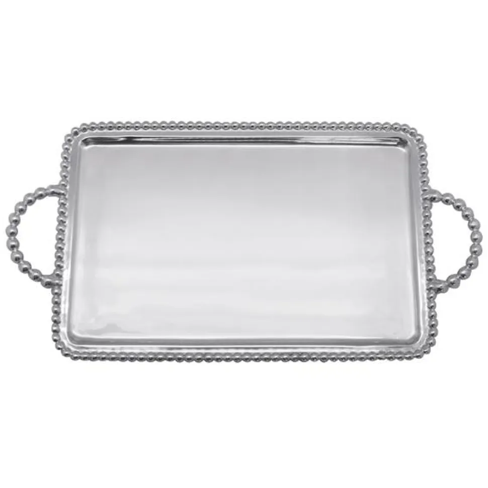 Beaded Medium Service Tray