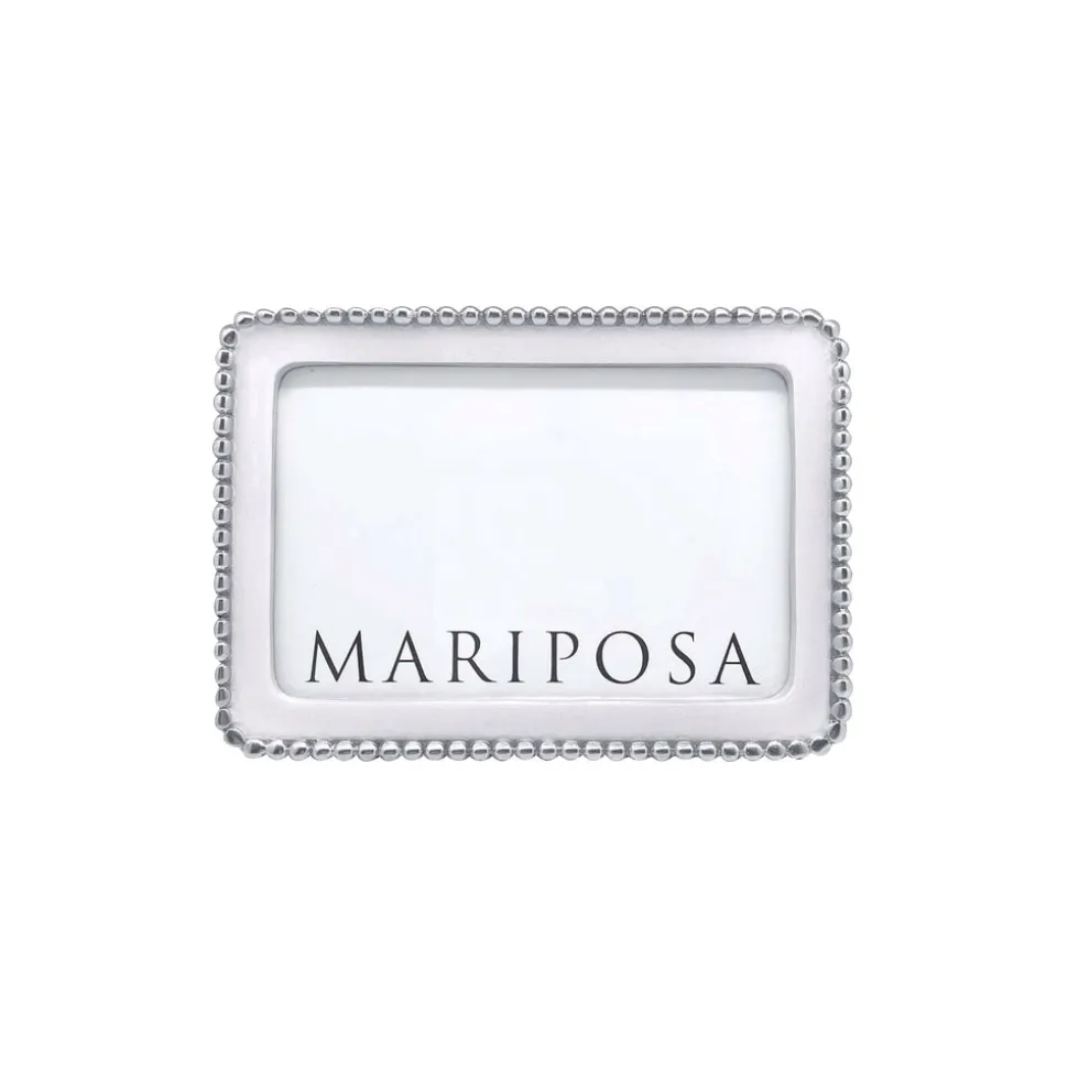 Beaded White Frame