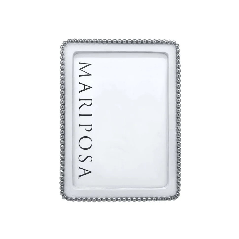 Beaded White Frame
