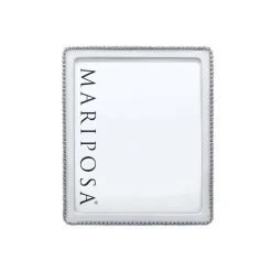 Beaded White Frame
