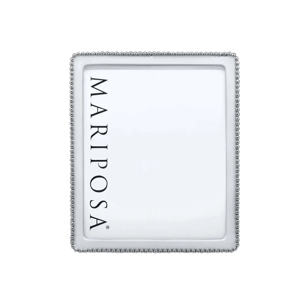 Beaded White Frame