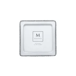 Beaded White Frame