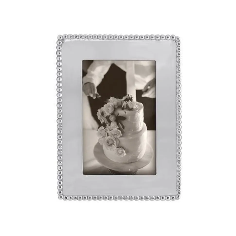 Beaded 4x6 Engravable Frame