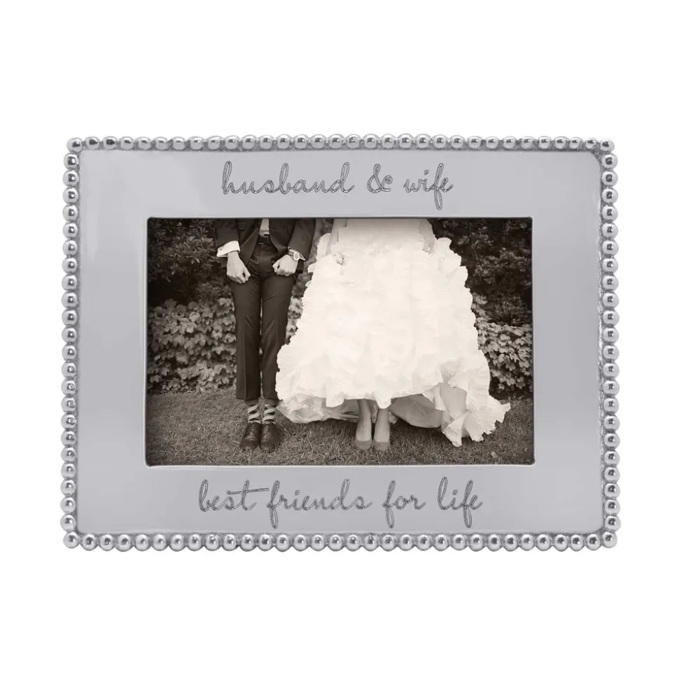 Beaded 4x6 Engravable Frame