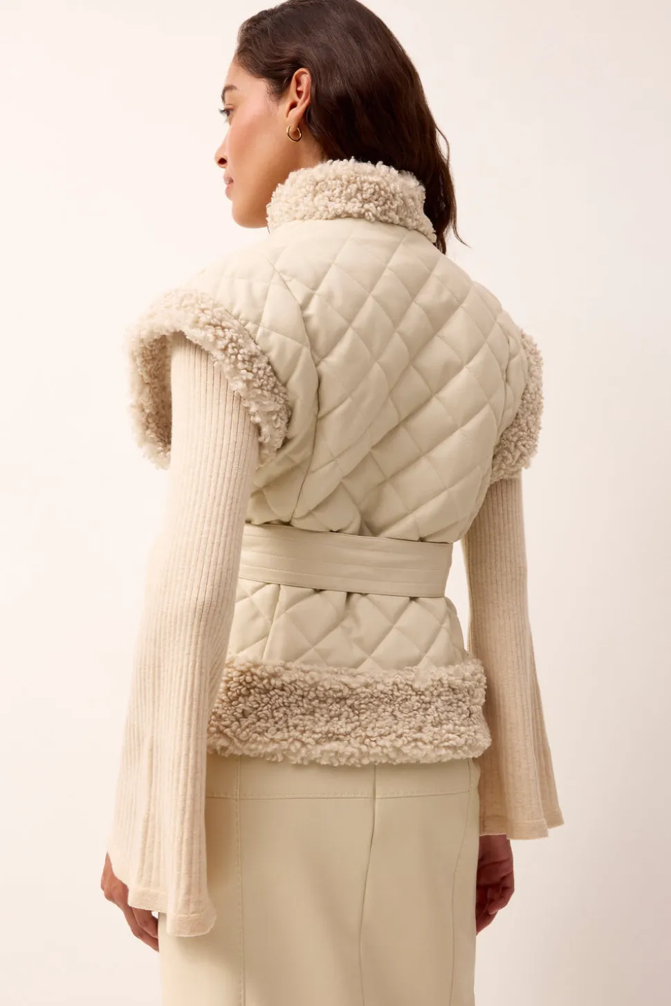 Beatrice Vest in Polar