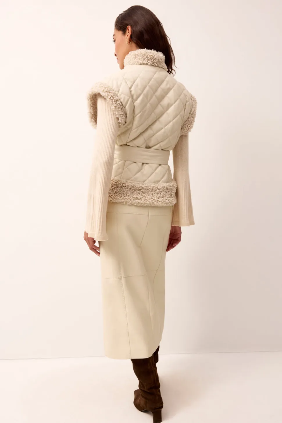 Beatrice Vest in Polar