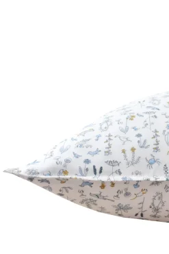 Bedding Made With Liberty Fabric in Theo Blue