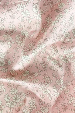 Bedding Made With Liberty Fabric in Capel Pink