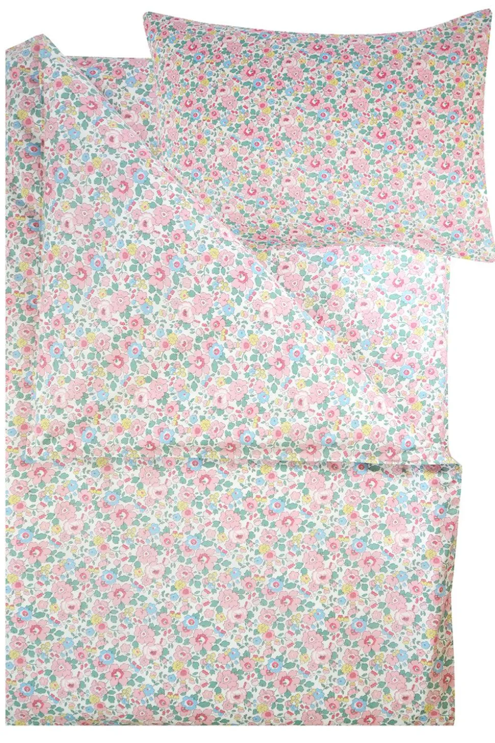 Bedding Made With Liberty Fabric in Betsy Candy Floss