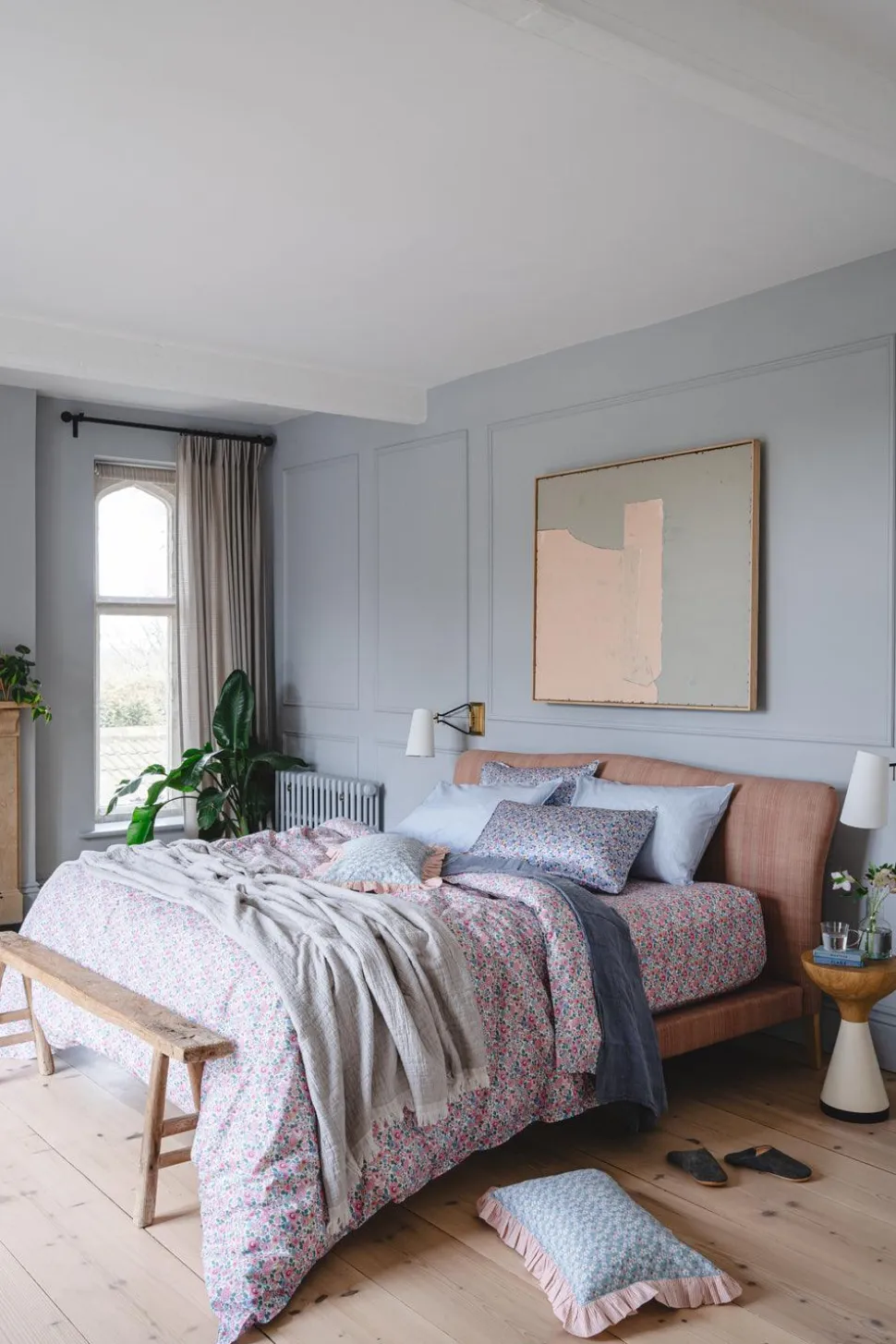 Bedding Made With Liberty Fabric in Betsy Candy Floss