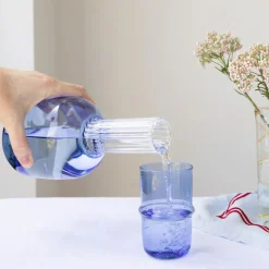 Bedside Carafe & Tumbler in Blue