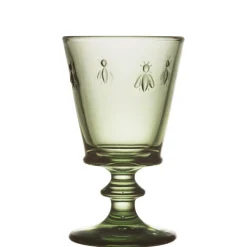 Bee Wine Glass in Olive, Set of 6