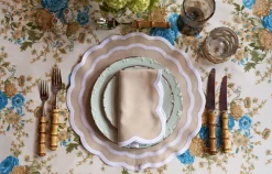 Beige Dahlia Tablecloth