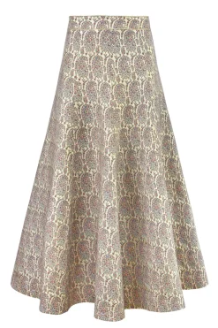 Bella Maxi Skirt in Paisley